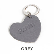 Personalised Heart Keyring