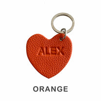 Personalised Heart Keyring