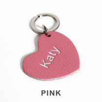 Personalised Heart Keyring