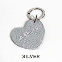 Personalised Heart Keyring