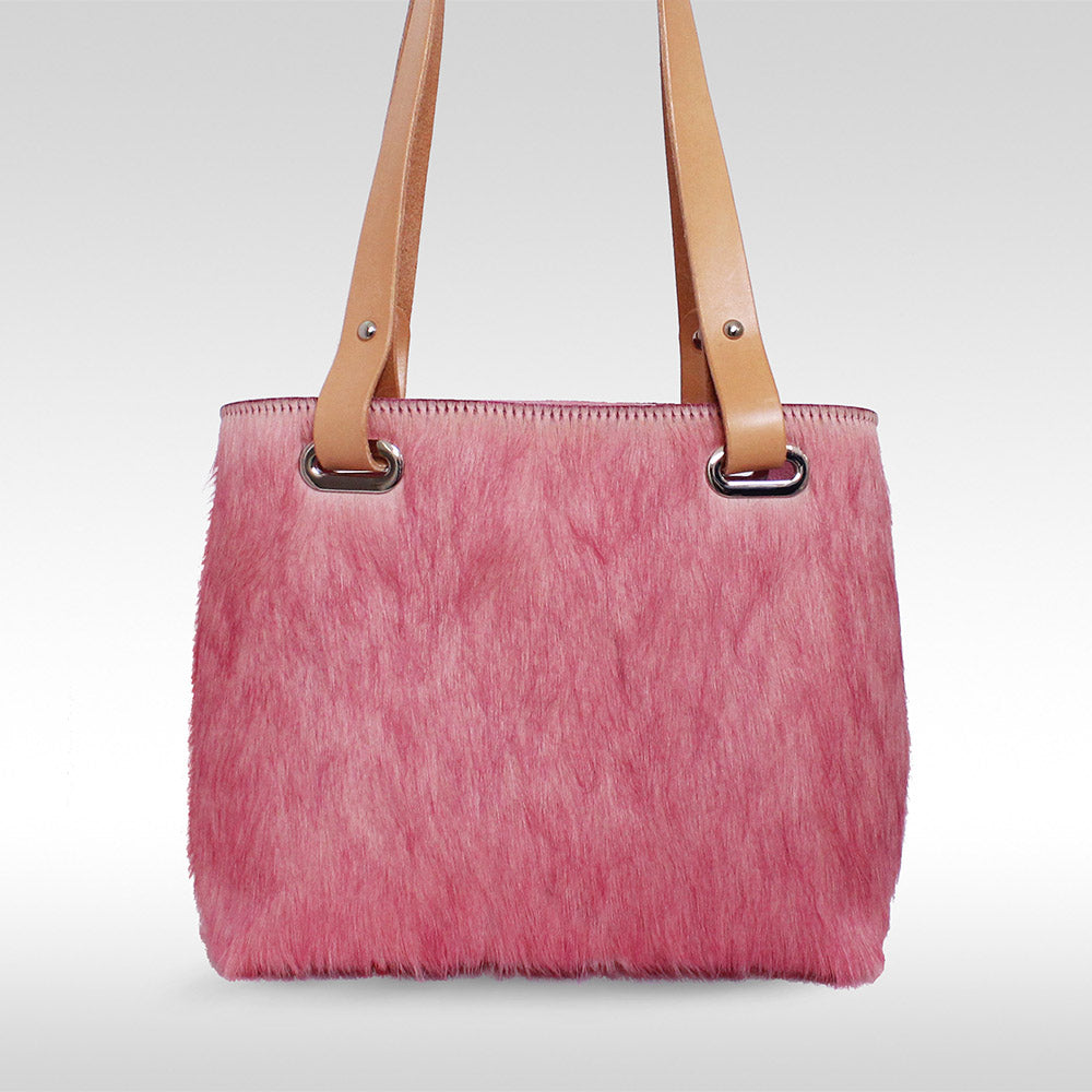 Dorothy Tote Cow Hide Pink
