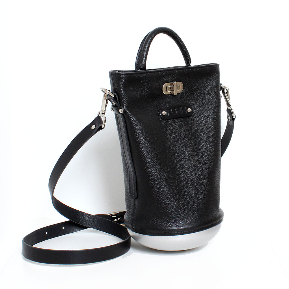 Capsule bag Black/silver