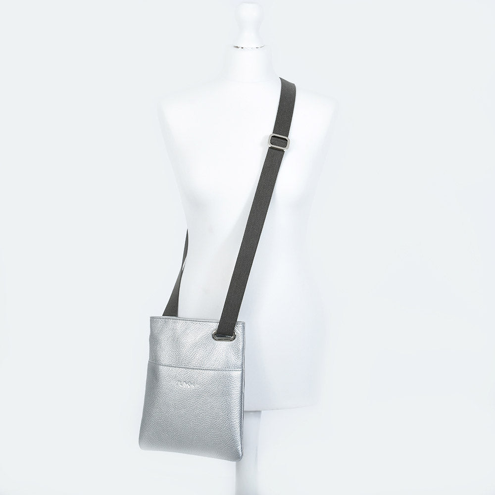 Hurley Crossbody Bag Silver