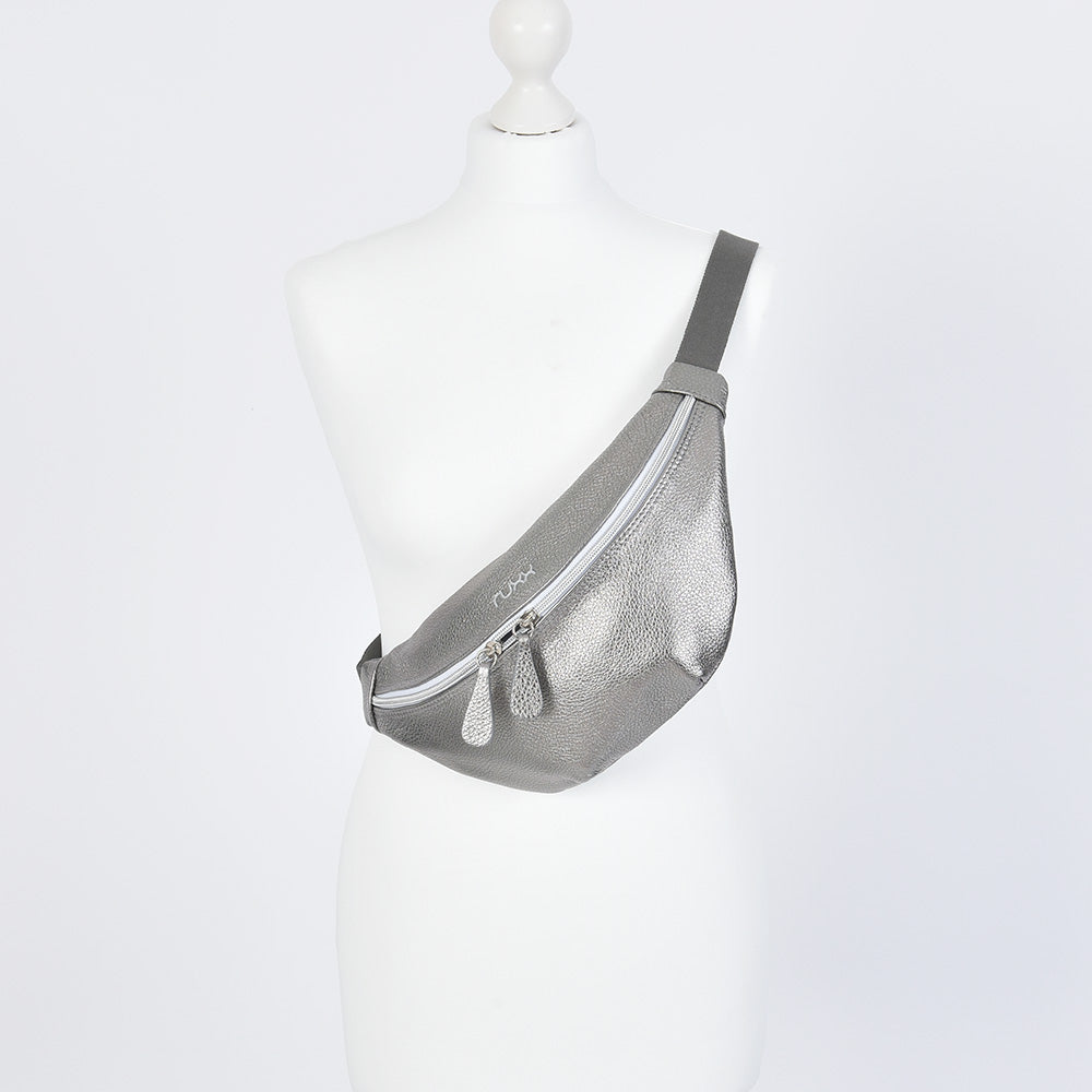 Pewter Crossbody Bumbag