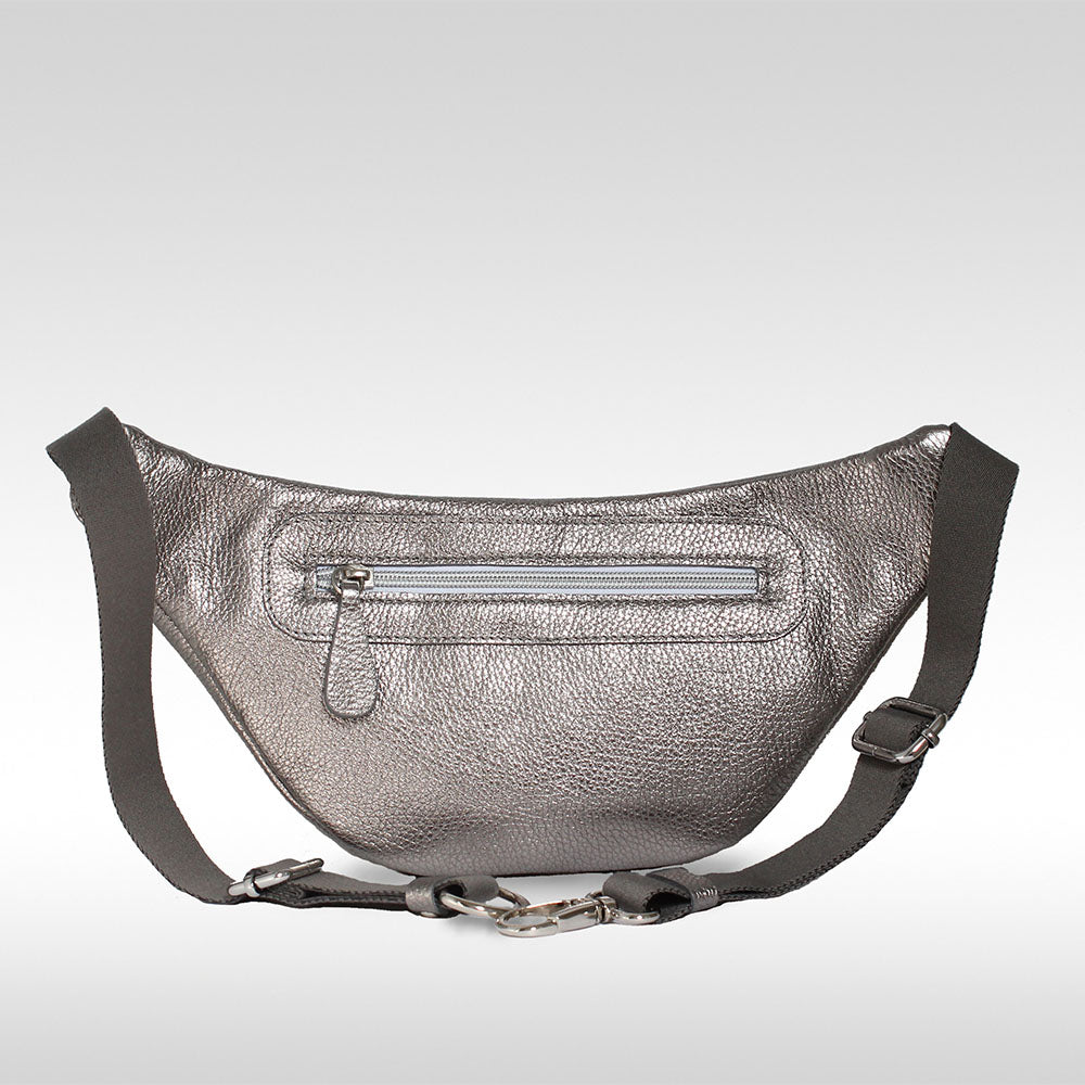 Pewter Crossbody Bumbag