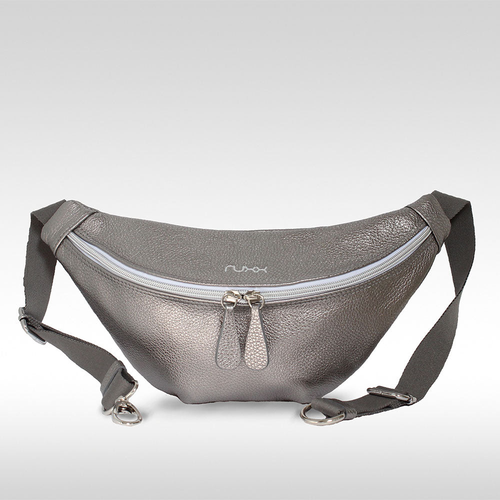 Pewter Crossbody Bumbag
