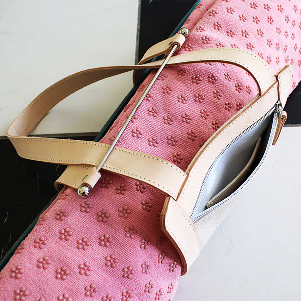 Cream Yoga Mat Bag