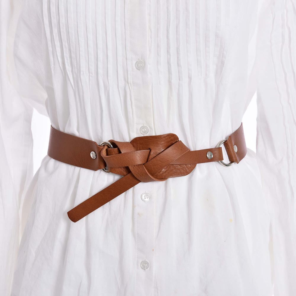 Julia Belt Brown Veg Tan