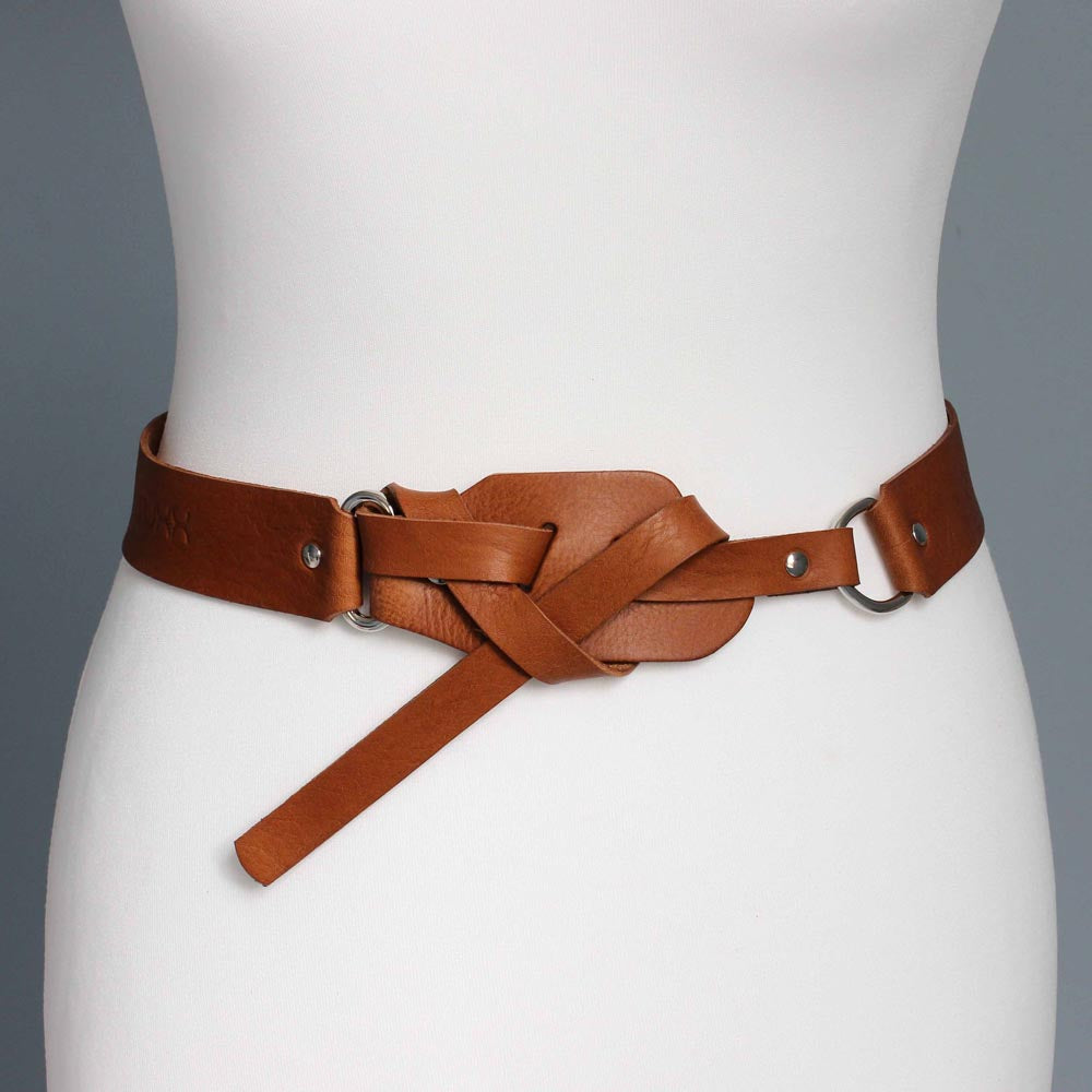 Julia Belt Brown Veg Tan