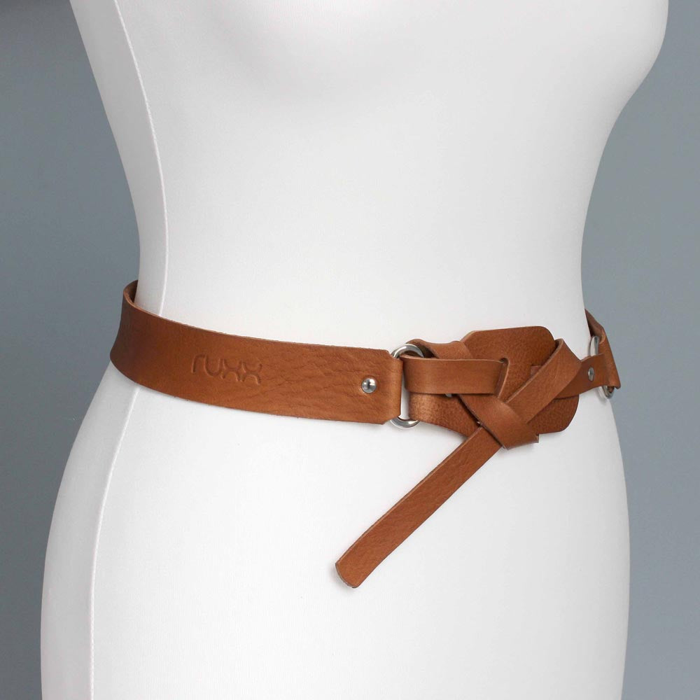 Julia Belt Brown Veg Tan