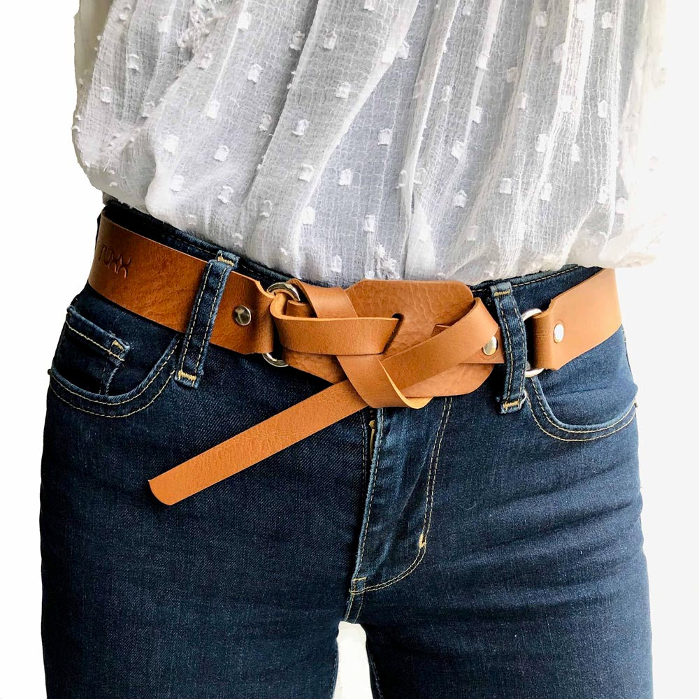 Julia Belt Brown Veg Tan