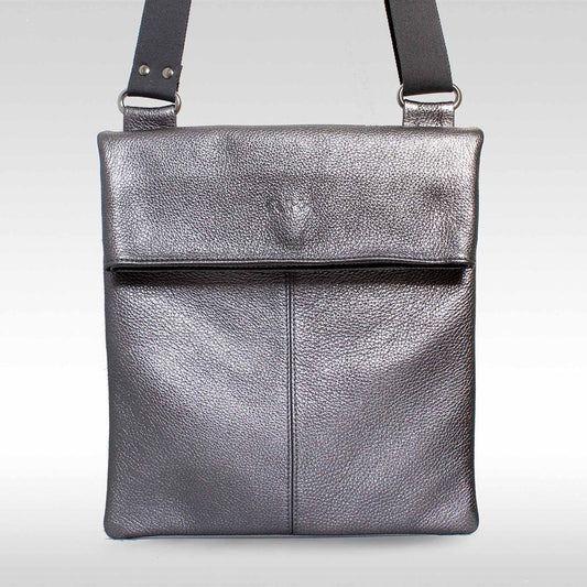 Pewter Slouch Bag