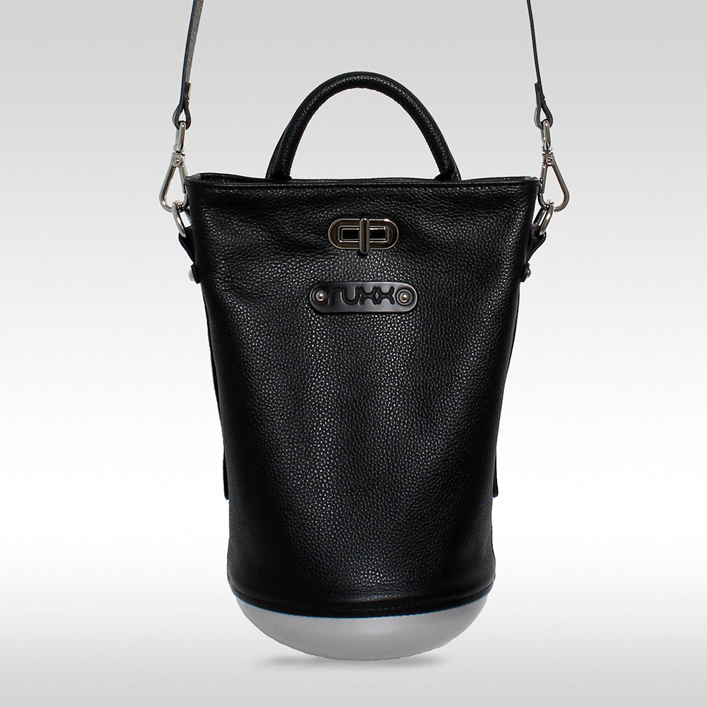 Capsule bag Black/silver