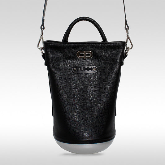 Capsule bag Black/silver