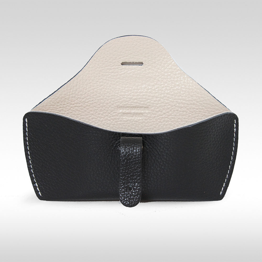 Black Leather Glasses Case