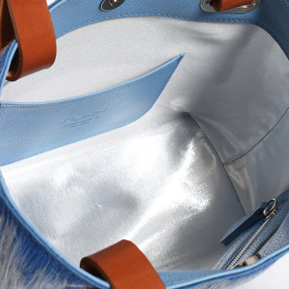 Dorothy Tote Cow Hide blue