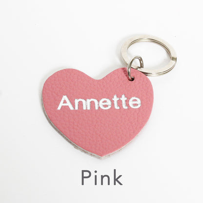 Personalised Heart Keyring