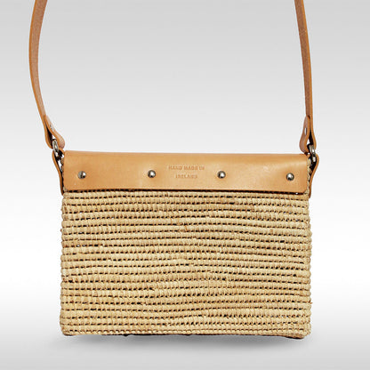 Raffia Saddle bag Camel