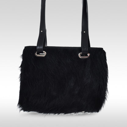 Dorothy Tote Cow Hide Black