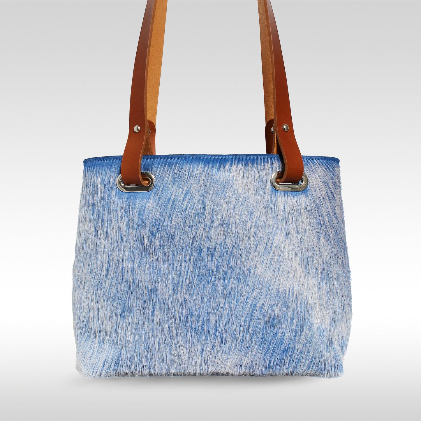 Dorothy Tote Cow Hide blue