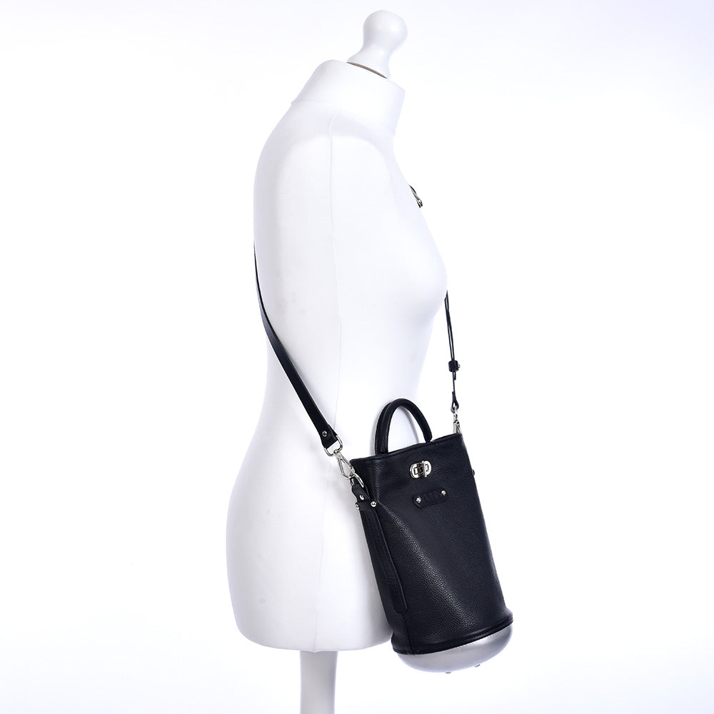 Capsule bag Black/silver