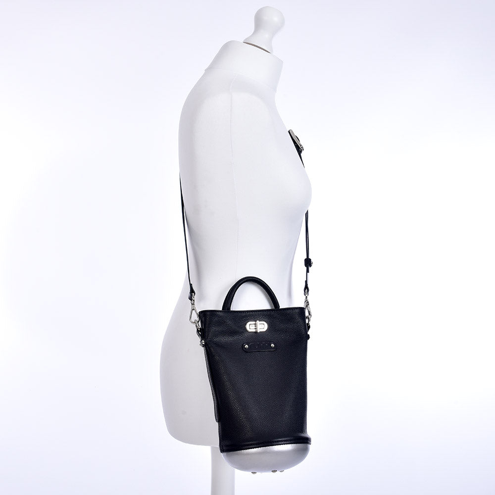 Capsule bag Black/silver