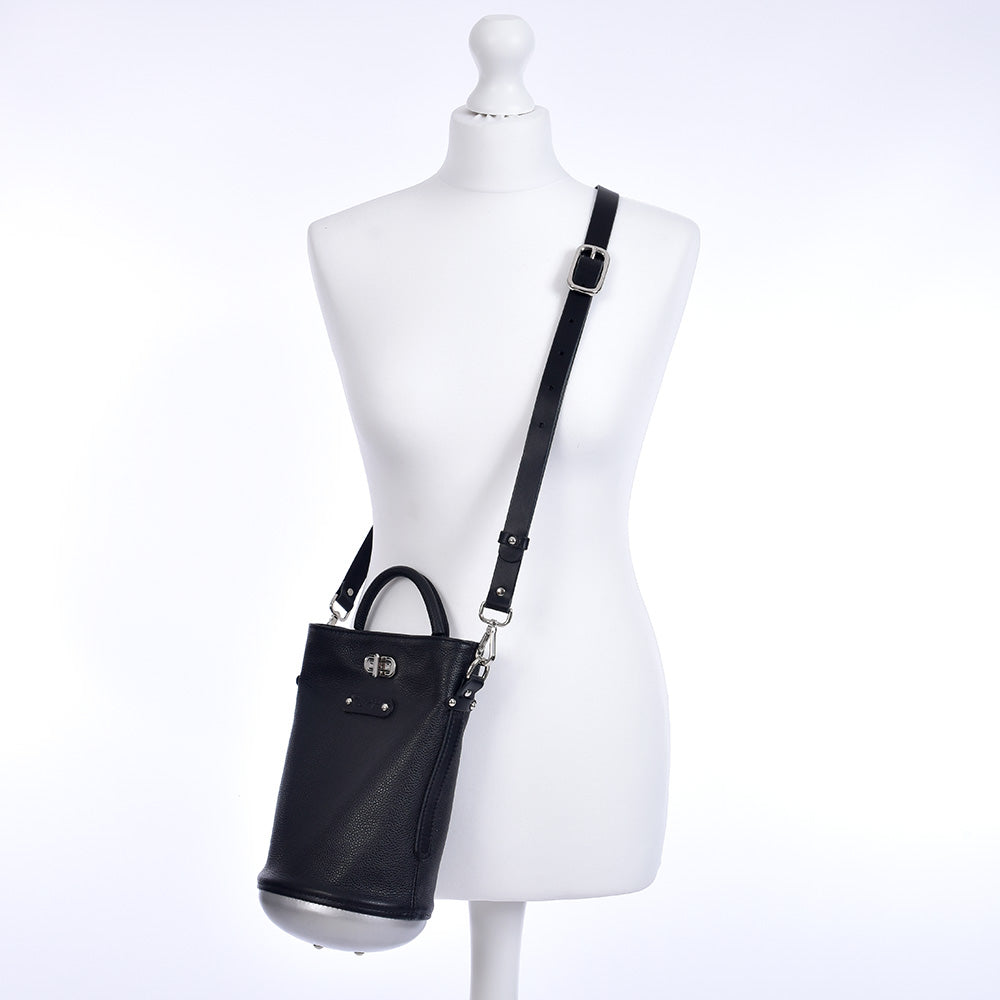 Capsule bag Black/silver