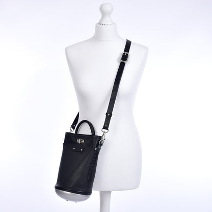 Capsule bag Black/silver